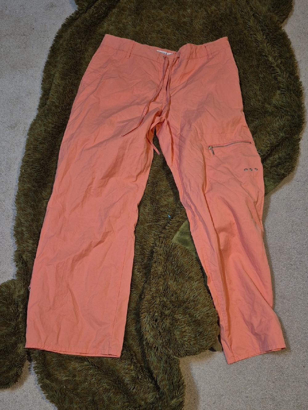 Ricki's Coral Drawstring Cargo Pants